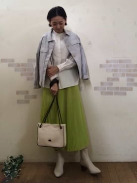 「Jack Gomme（ジャックゴム）のアイテム」を使った、mayumiさん（レディース・160cm）の冬コーディネート