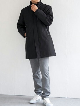 「イッカ」｜ikka HEAD OFFICE04さん（メンズ・180cm）の冬コーディネート