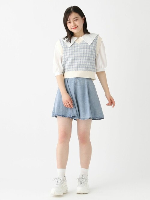 ニット/セーターを使った「中学生コーデ」の人気ファッションコーディネート - WEAR