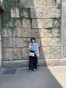 「MARTE（マルテ）のアイテム」を使った、るいさん（レディース・151cm）の春コーディネート
