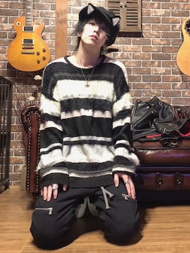 「roar（ロアー）のアイテム」を使った、Re:birthさん（メンズ・175cm）の春コーディネート