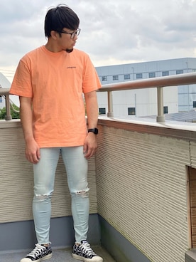 「Fitbit（フィットビット）のアイテム」を使った、Sさん（メンズ・165cm）の夏コーディネート