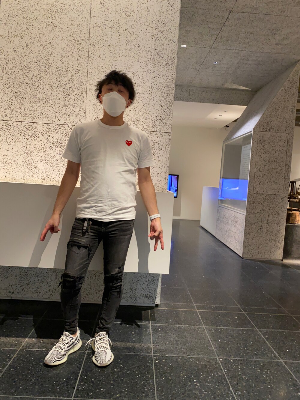 PLAY COMME des GARÇONS 半袖Tシャツ カットソー ホワイト COMME des GARÇONS PLAY Tシャツ ホワイト - メルカリ