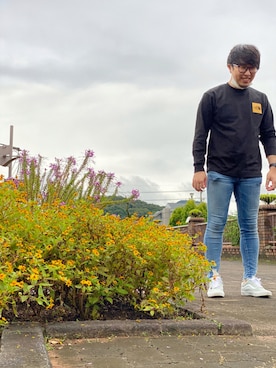 「ピクニック」｜「アイテム（その他）」を使った、Sさん（メンズ・165cm）の秋コーディネート