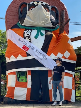 「Fitbit（フィットビット）のアイテム」を使った、Sさん（メンズ・165cm）の夏コーディネート