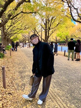 「イチョウ並木」｜にゃめさん（レディース・155cm）の秋コーディネート