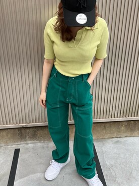 「ROGER AND RAW（ロジャーアンドロウ）のアイテム」を使った、ROGER AND RAW STAFFさん（レディース・152cm）の夏コーディネート