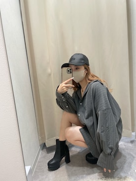 「ROGER AND RAW（ロジャーアンドロウ）のアイテム」を使った、ROGER AND RAW STAFFさん（レディース・160cm）の秋コーディネート