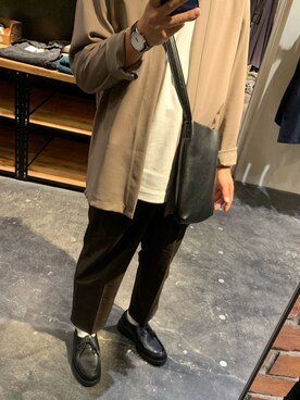 「GLOBAL WORK（グローバルワーク）のアイテム（その他アウター）」を使った、だいじーさん（メンズ・162cm）の秋コーディネート