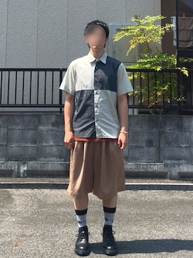 「MARGARET HOWELL（マーガレットハウエル）のアイテム」を使った、やまね(社会人コーデ)さん（メンズ・170cm）の夏コーディネート