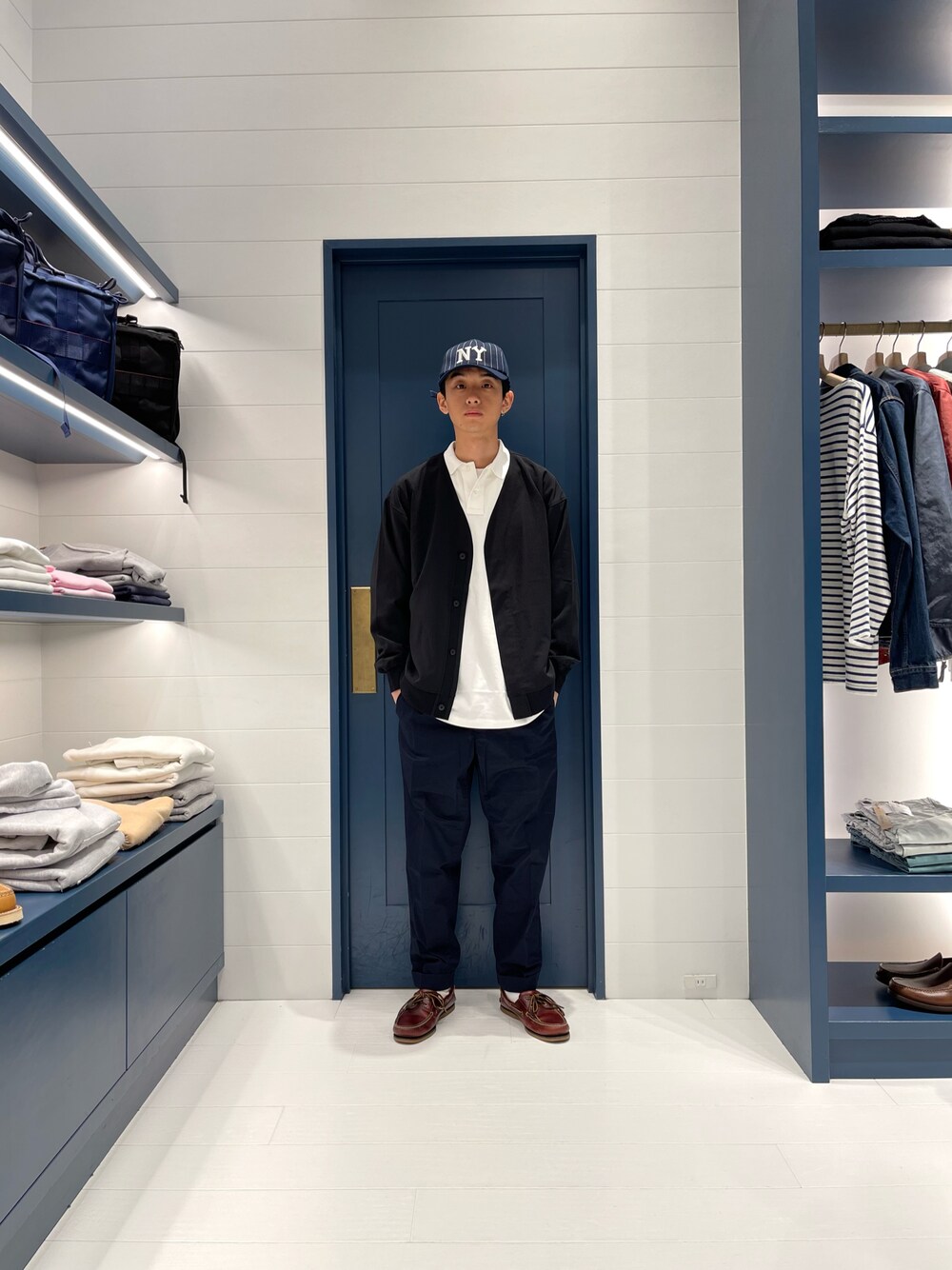 RLX ラルフローレン　長袖　ポロシャツ　ネイビー　テーラードフィット　ネイビー POLO RALPH LAUREN（ポロ ラルフ ローレン）の「＜POLO RALPH