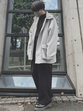 ドレスシューズを使った モードストリート の人気ファッションコーディネート Wear