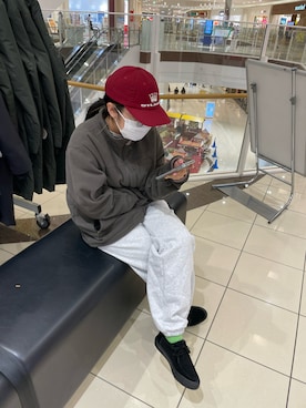 「converse skateboarding」｜ひな©︎さん（レディース・159cm）の冬コーディネート
