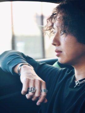 「アイテム（ブレスレット）」を使った、おまめくんさん（メンズ・171cm・20代）の秋コーディネート