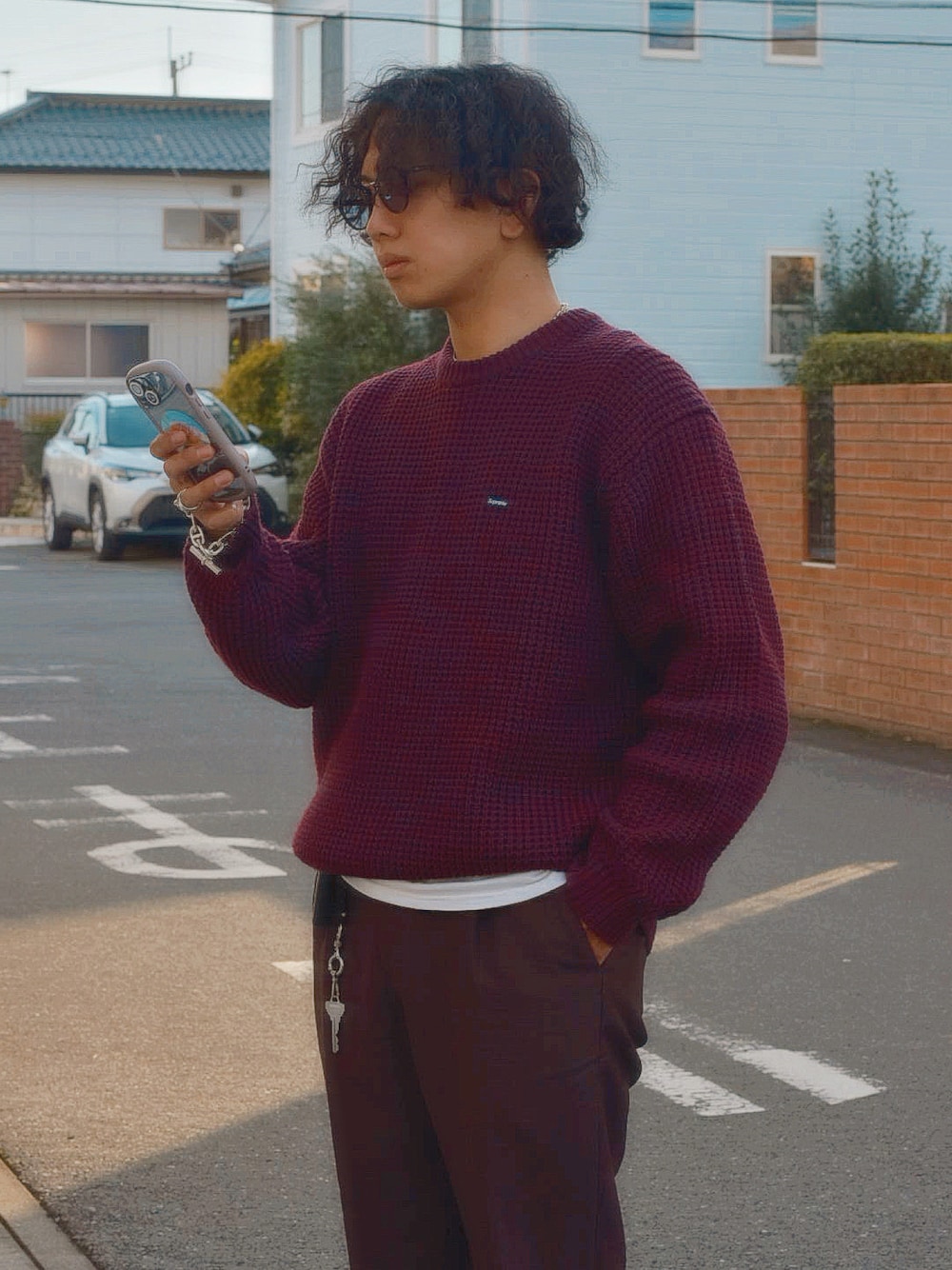 WACKO MARIAのスラックス（ブラウン系）を使った人気ファッション