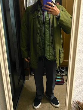 おまめくんさん(メンズ・170cm)の冬コーディネート