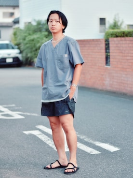 「アイテム（アクセサリー）」を使った、おまめくんさん（メンズ・171cm・20代）の夏コーディネート