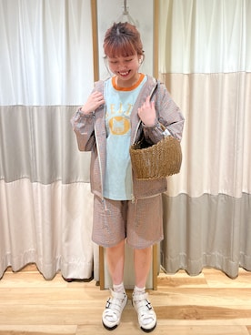 🍣ﾅ ﾅ ｺ🍣さん（レディース・157cm）の春コーディネート