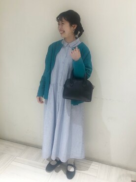 「Samansa Mos2（サマンサ モスモス）のアイテム（ピアス（両耳用））」を使った、🍣ﾅ ﾅ ｺ🍣さん（レディース・157cm）の春コーディネート