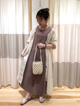 🍣ﾅ ﾅ ｺ🍣さん（レディース・157cm）の春コーディネート