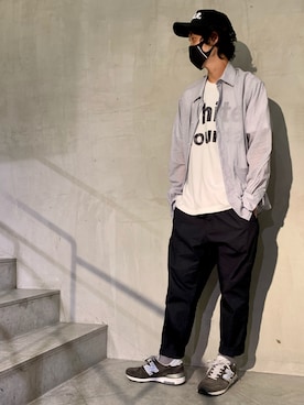 「BALR.（ボーラー）のアイテム」を使った、yamamotoさん（メンズ・170cm）の夏コーディネート