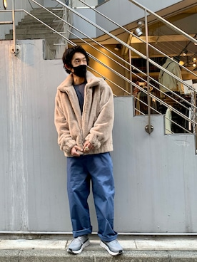 「A4A（エーフォーエー）のアイテム」を使った、yamamotoさん（メンズ・170cm）の秋コーディネート