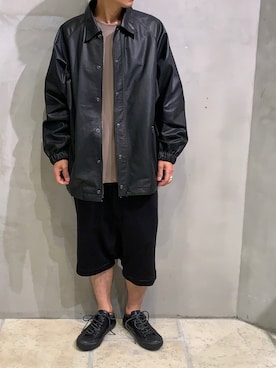 「A4A（エーフォーエー）のアイテム」を使った、yamamotoさん（メンズ・170cm）の秋コーディネート