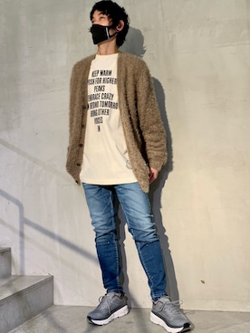 「surt（サート）のアイテム」を使った、yamamotoさん（メンズ・170cm）の冬コーディネート