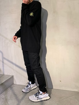 「RUN OF（ランオブ）のアイテム」を使った、yamamotoさん（メンズ・170cm）の秋コーディネート