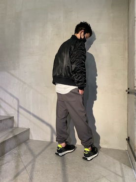 「RUN OF（ランオブ）のアイテム」を使った、yamamotoさん（メンズ・170cm）の夏コーディネート