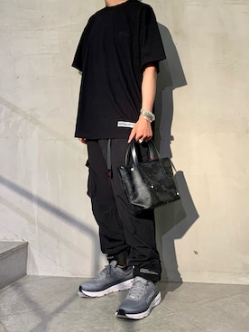「Gramicci（グラミチ）のアイテム（トップス）」を使った、yamamotoさん（メンズ・170cm）の夏コーディネート
