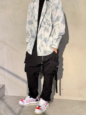 「OURET（オーレット）のアイテム（トップス）」を使った、yamamotoさん（メンズ・170cm）の夏コーディネート
