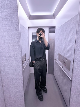 「アイテム（ボディバッグ/ウエストポーチ）」を使った、トトロさん（メンズ・175cm）の秋コーディネート