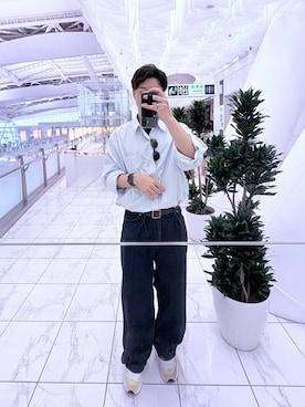 「アイテム（サングラス）」を使った、トトロさん（メンズ・175cm）の秋コーディネート