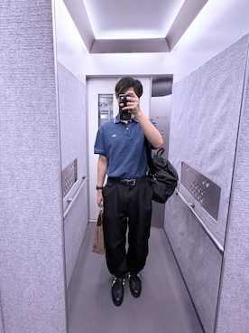 「アイテム（バックパック/リュック）」を使った、トトロさん（メンズ・175cm）の秋コーディネート