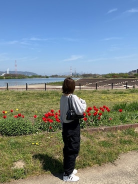 「mily bilet（ミウィビレット）のアイテム」を使った、Kさん（レディース・156cm）の春コーディネート