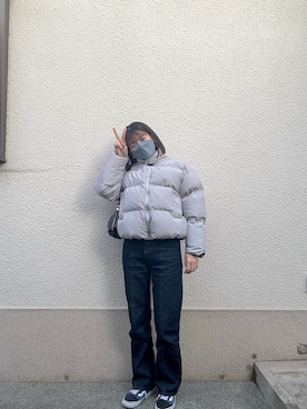 「ap retro（アプレトロ）のアイテム（パンツ）」を使った、ayaさん（レディース・169cm）の冬コーディネート