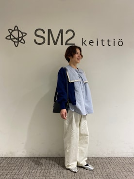 「Samansa Mos2（サマンサ モスモス）のアイテム（シューズ）」を使った、ミホ🐈🐾さん（レディース・156cm）の春コーディネート