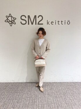 「Samansa Mos2 blue（サマンサモスモスブルー）のアイテム（テーラードジャケット）」を使った、ミホ🐈🐾さん（レディース・156cm）の冬コーディネート