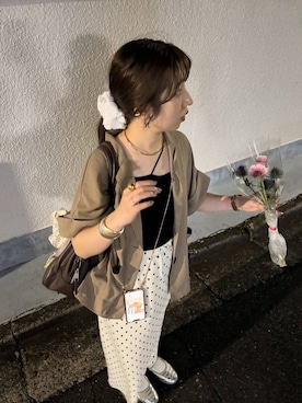 「キャミソール」｜maumauさん（レディース・160cm・20代）の秋コーディネート