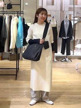 「A part by（アパートバイ）の≪追加2≫SUS/ビーズネックレス（ネックレス）」を使った、maumauさん（レディース・160cm・20代）の冬コーディネート