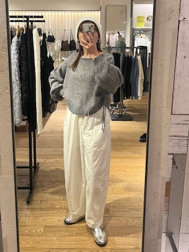 「A part by（アパートバイ）の≪追加2≫SUS/ビーズネックレス（ネックレス）」を使った、maumauさん（レディース・160cm・20代）の秋コーディネート