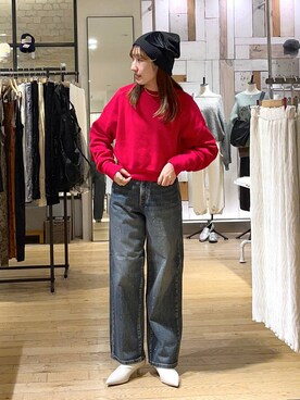 「A part by（アパートバイ）の≪追加2≫SUS/ビーズネックレス（ネックレス）」を使った、maumauさん（レディース・160cm・20代）の秋コーディネート
