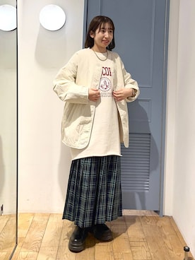「アイテム（ブルゾン）」を使った、maumauさん（レディース・160cm・20代）の冬コーディネート