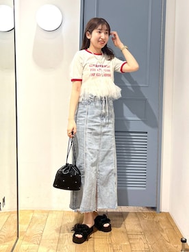 「アイテム（その他トップス）」を使った、maumauさん（レディース・160cm・20代）の春コーディネート