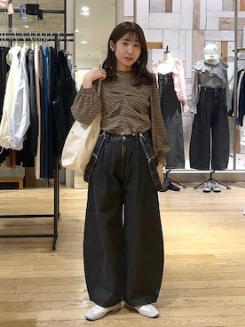 「A part by（アパートバイ）の≪追加2≫SUS/ビーズネックレス（ネックレス）」を使った、maumauさん（レディース・160cm・20代）の冬コーディネート