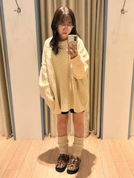 「アイテム（リング）」を使った、maumauさん（レディース・160cm・20代）の冬コーディネート