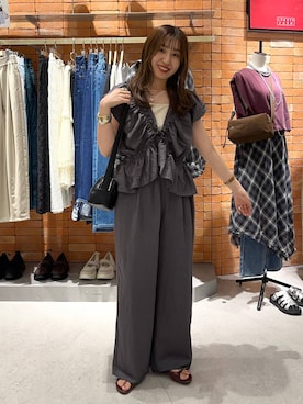 「アイテム（サロペット/オーバーオール）」を使った、maumauさん（レディース・160cm・20代）の夏コーディネート