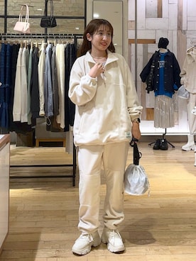 「A part by（アパートバイ）の≪追加2≫SUS/ビーズネックレス（ネックレス）」を使った、maumauさん（レディース・160cm・20代）の秋コーディネート