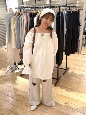 「A part by（アパートバイ）の≪追加2≫SUS/ビーズネックレス（ネックレス）」を使った、maumauさん（レディース・160cm・20代）の冬コーディネート